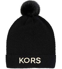 Michael Kors Mtze - Strick - Schwarz m. Bommel