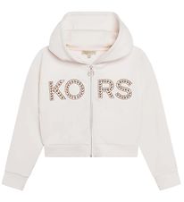 Michael Kors Cardigan - Cropped - Cream w. Rivets