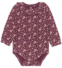 En Fant Romper l/s - Flower - Fig