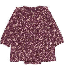 En Fant Body met Rok l/s - Flower - Fig