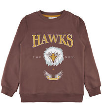 The New Sweatshirt - TnHawks - Kastanjebruine m. Havik