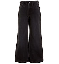 Calvin Klein Jeans - Jambe large taille haute - Dlav Black