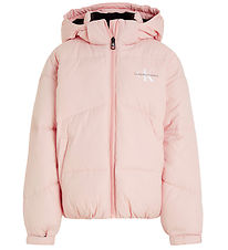 Calvin Klein Vadderad jacka - CK Short Puffer - Rose Clay