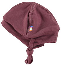 Joha Baby Hat - Wool - 2-layer - Bordeaux