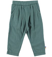 Joha Trousers - Wool - Dark Green