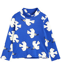Mini Rodini x Wrangler Blouse - Peace Dove - Blue