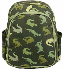 A Little Lovely Company Rucksack m. Thermotasche - Krokodile
