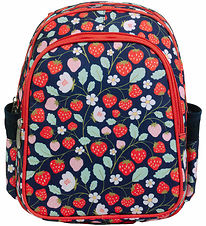 A Little Lovely Company Backpack w. Thermal pocket - Strawberrie
