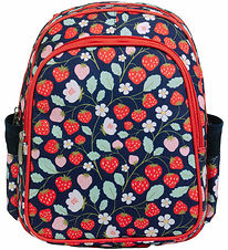 A Little Lovely Company Rucksack m. Thermotasche - Erdbeeren