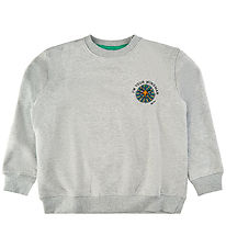 The New Sweatshirt - TnHuxley - Grau Meliert m. Hawk