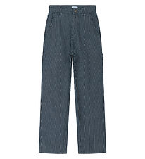 Grunt Jeans - Worker - Navy/Weier Streifen