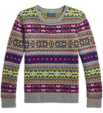 Polo Ralph Lauren Blouse - Wool - Multicolour w. Pattern