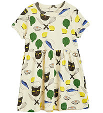 Mini Rodini Kjóll - Kokkur CAT - Multi