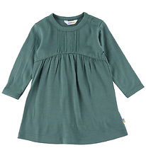 Joha Dress - Wool - Dark Green
