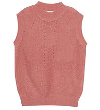 Creamie Waistcoat - Knitted - Dusty Rose