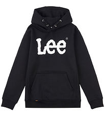 Lee Hoodie - Wobbly Graphic - Black/White