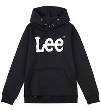 Lee Sweat  Capuche - Graphique bancal - Noir/Blanc