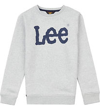 Lee Sweat-shirt - Graphique bancal - Gris