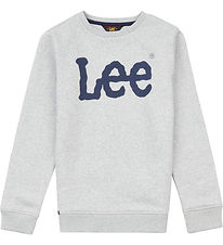 Lee Sweatshirt - Wackelige Grafik - Grau