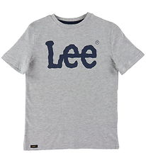 Lee T-shirt - Wobbly Graphic - Grey