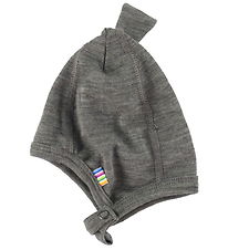 Joha Baby Hat - Wool - Beige/Grey