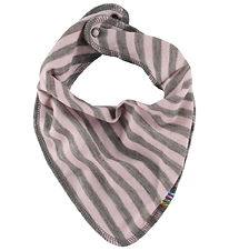 Joha Bavoir Bandana - Laine - Rose/Gris