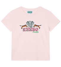 Kenzo T-shirt - Pink w. Print