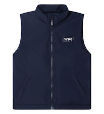 Kenzo Down Vest - Navy w. White
