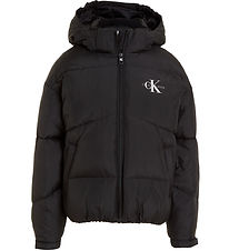 Calvin Klein Vadderad jacka - CK Short Puffer - Svart