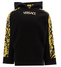 Versace Sweat  Capuche -Baroque - Noir av. Or