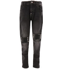 Philipp Plein Jeans - Zwart m. Slijtage