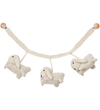 Liewood Stroller chain - Parly - Sandy w. Rabbits