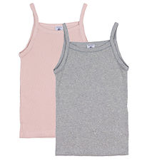 Petit Bateau Undershirt - 2-Pack - Grey/Pink
