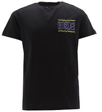 Quiksilver T-shirt - Taking Roots SS YTH - Black/Purple