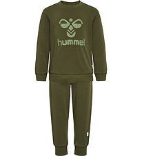 Hummel Sweat Set - hmlArine - Dark Green