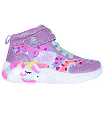 Skechers Laarzen m. Lichten - Unicorn Dromen - Lavender/Multi