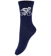 Danef Socks - DaneDanmark - Navy Biking Viking