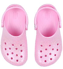 Crocs Sandals - Classic+ Glitter Clog K - Flamingo Rose
