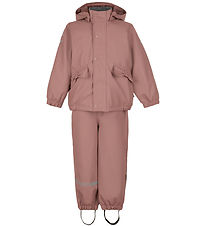 Mikk-Line Rainwear w. Thermo/Suspenders - PU - Rec Warm - Burlwo