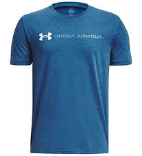 Under Armour T-shirt - Logo Wordmark - Varsity Blue