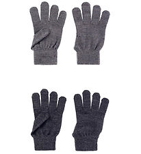 Name It Gants - Laine - NkmWholla - 2 Pack - Blue Graphite