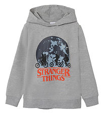 Name It Hettupeysa - NkmArt - Stranger Things - Grey Melange