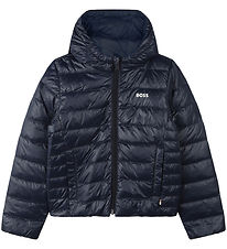 BOSS Padded Jacket - EcoMade - Navy