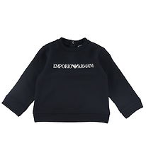 Emporio Armani Sweatshirt - Zwart m. Wit