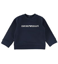 Emporio Armani Collegepaita - Laivastonsininen M. Valkoinen