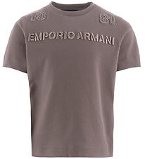 Emporio Armani Stuttermabolur - Leðja