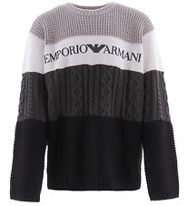 Emporio Armani Blouse - Acrylic/Wool - Stripes Beige