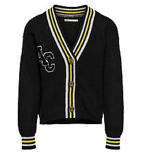 Kids Only Cardigan - Knitted - KogFia - Black/w. Cloud d