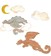 That's Mine Wallstickers - Dragons Duck Clouds - Multi