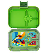 Yumbox Lunchbox w. 4 Rum - Bento Panino - Mattcha Green - Race